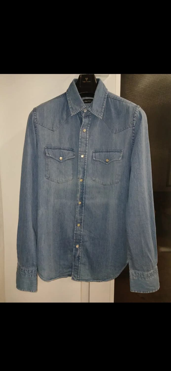 TOM FORD DENIM WESTERN SHIRTS 상품이미지2