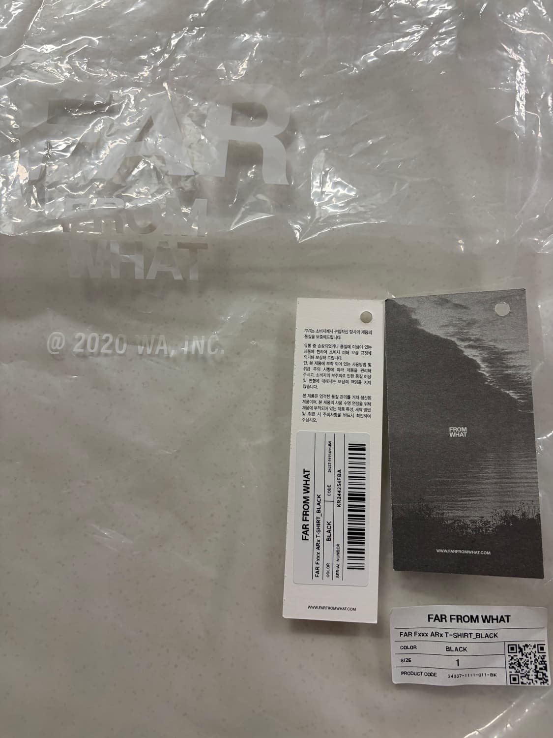 FARFROMWHAT 파프롬왓 Fxxxx ARx T-SHIRT 상품이미지7