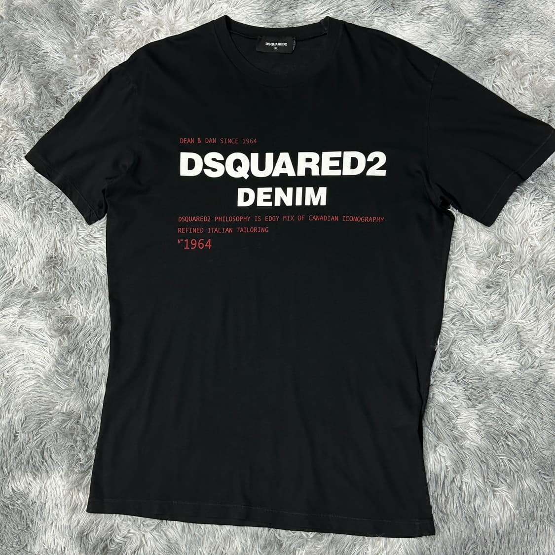 디스퀘어드2 블랙 반팔 XL 상품이미지1