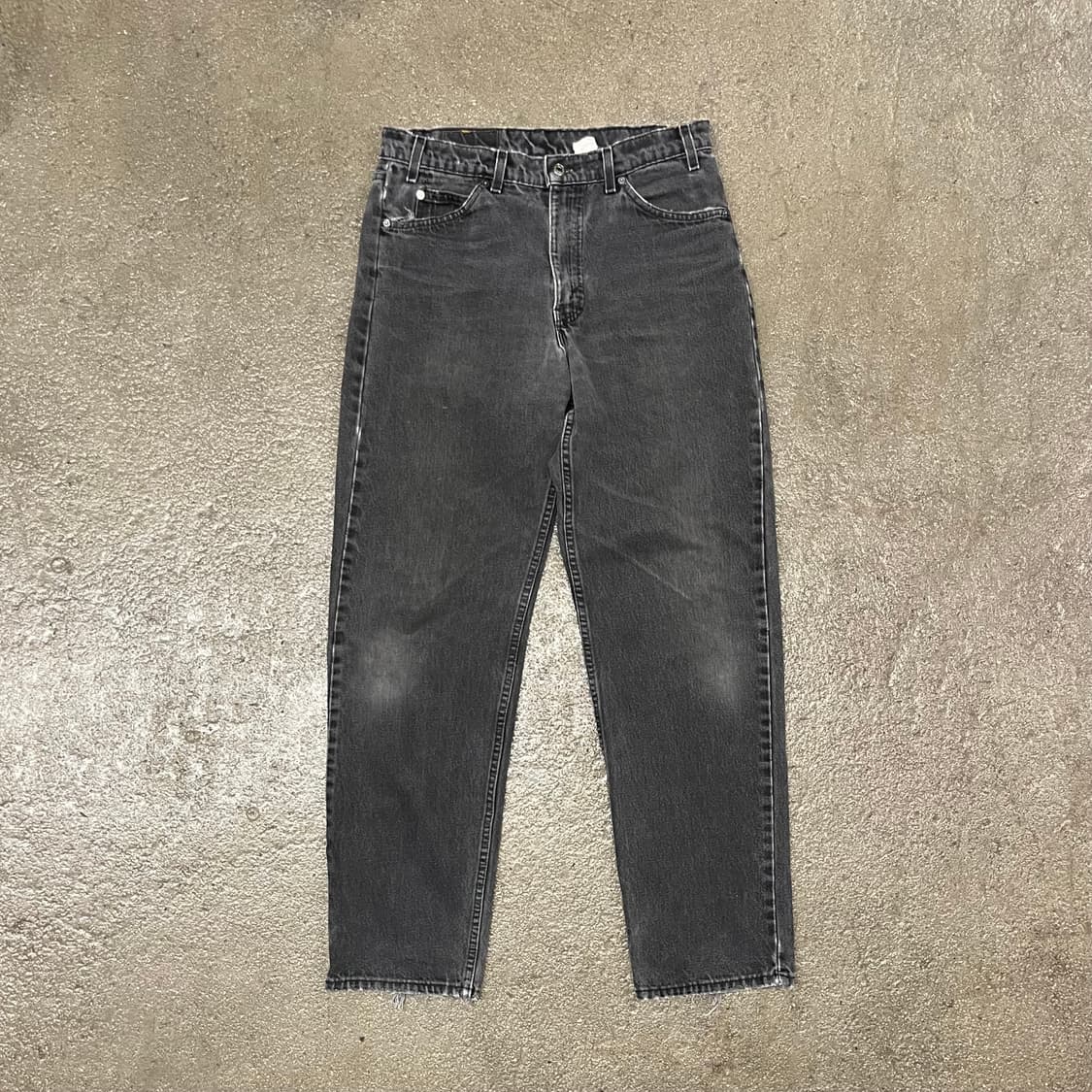 90s USA Levis550 블랙진 오렌지탭 (32“) 상품이미지4