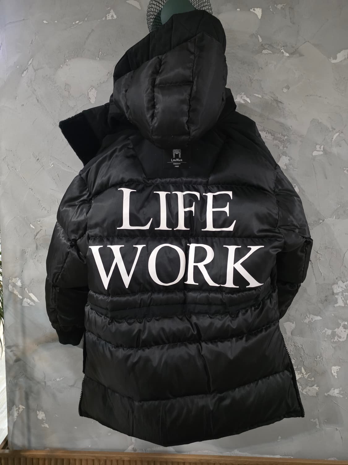 라이프워크 오버핏 구스다운 패딩 실측110 상품이미지4