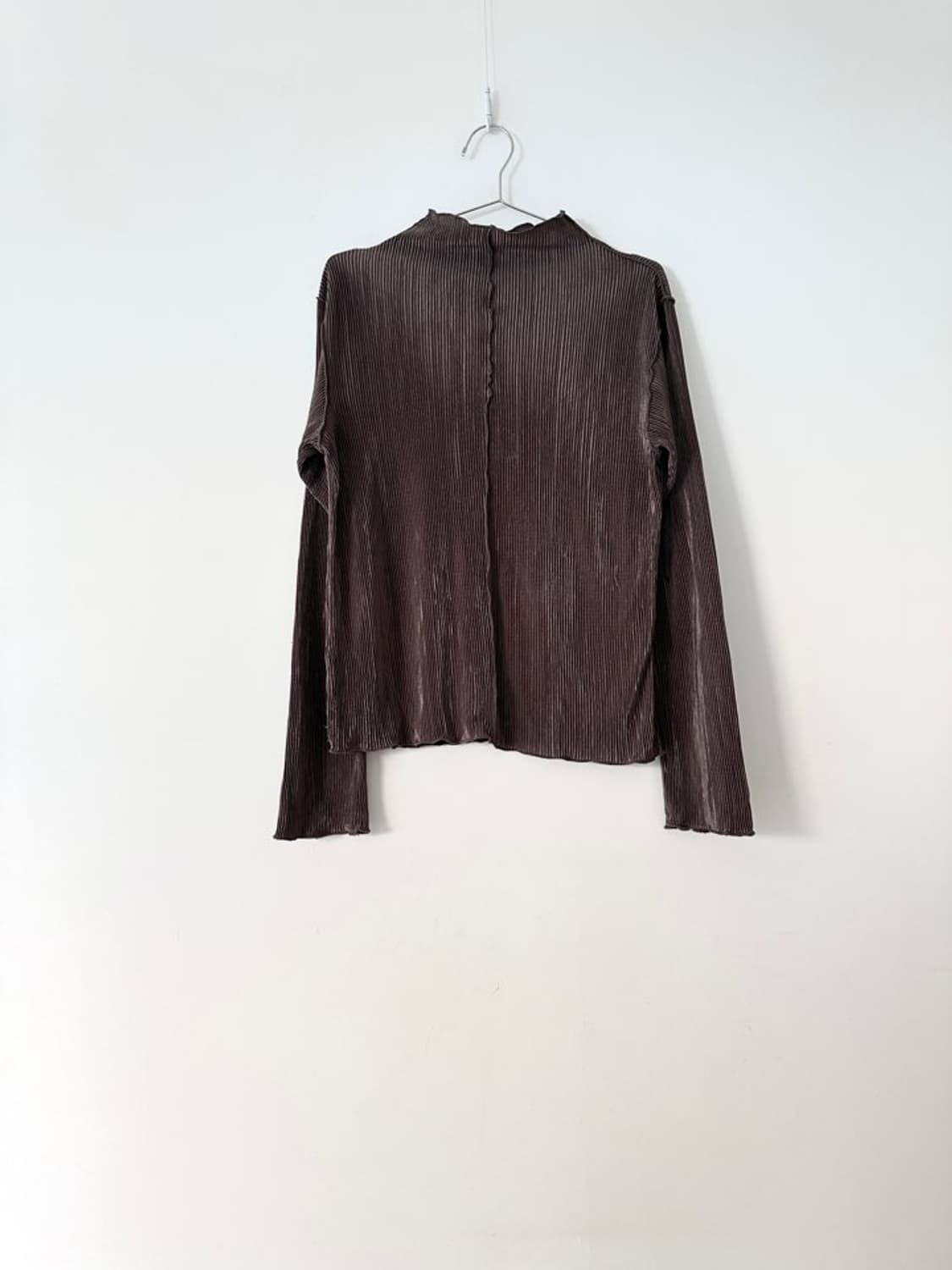 Glossy ribbed basic sleeveless  상품이미지1