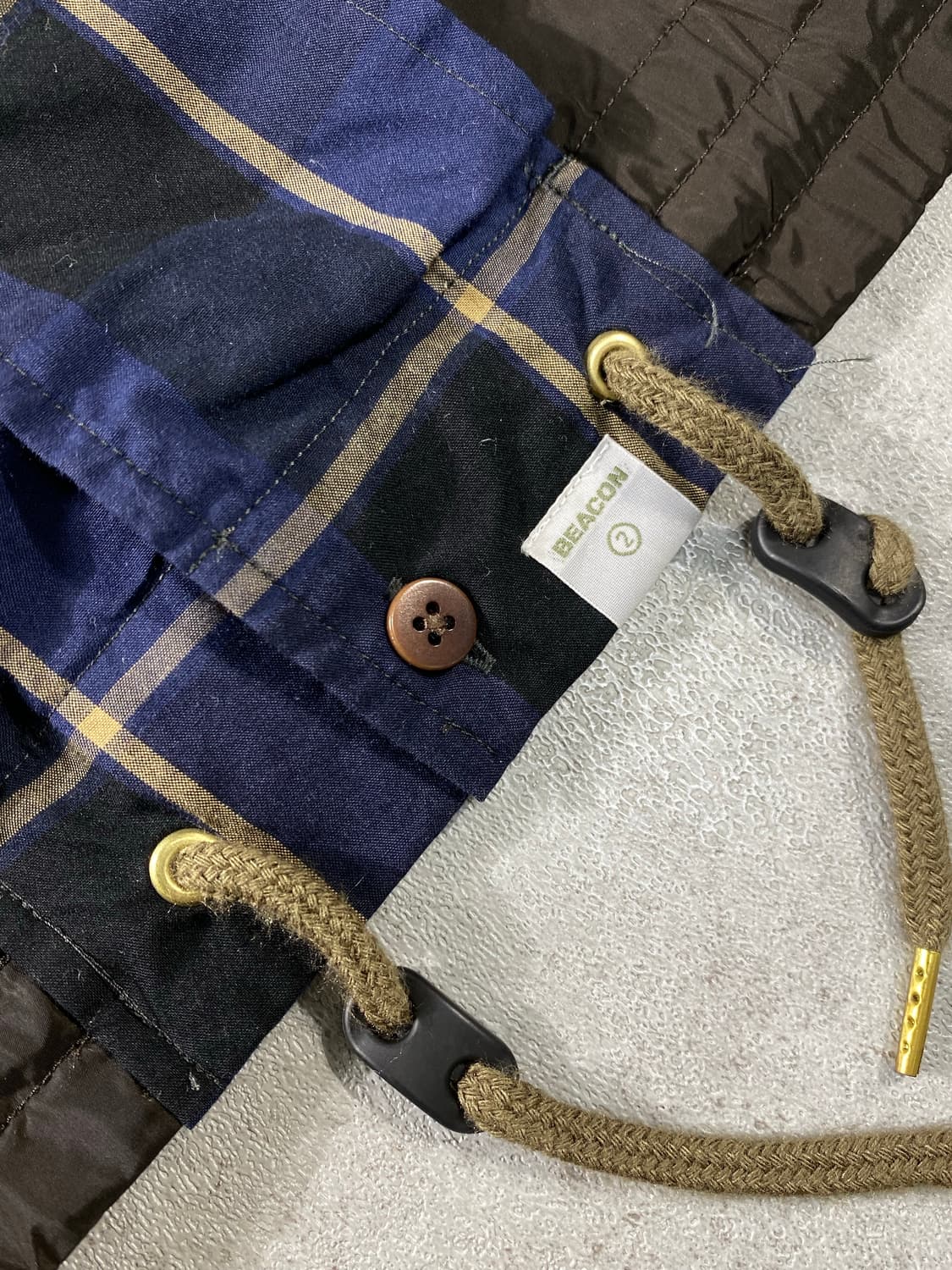 [2] Kolor Beacon 컬러 비콘 나일론 레이어드 셔츠 상품이미지4