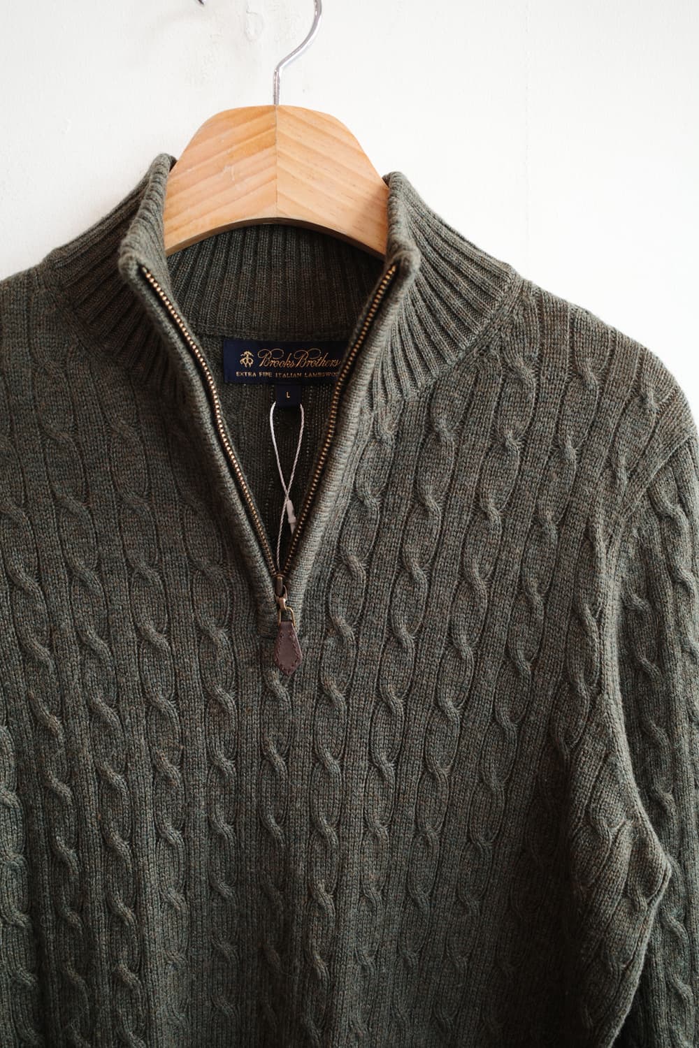 Brooks Brothers 브룩스 브라더스 하프넥 케이블니트   상품이미지2