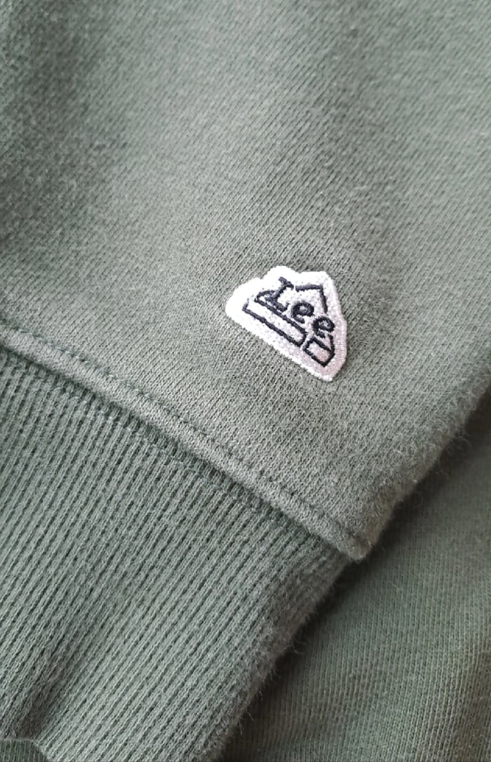 Lee 카키 맨투맨 XL 상품이미지4