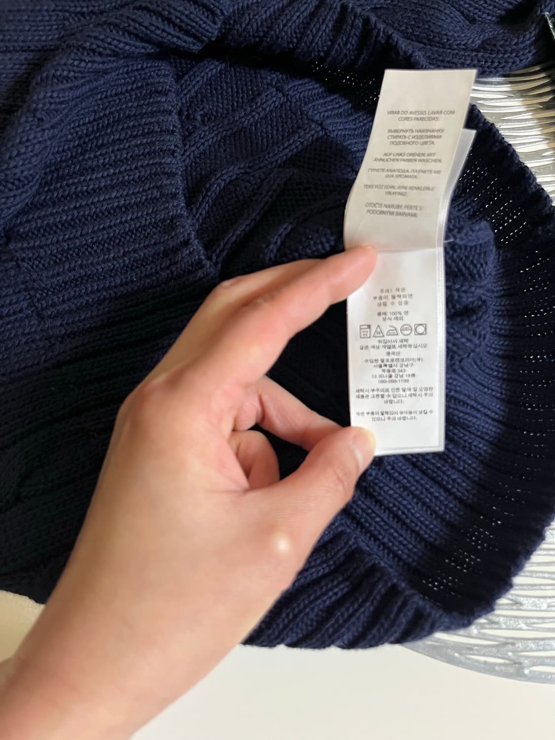 폴로 랄프로렌 피마코튼 케이블니트 국내매장판 상품이미지9