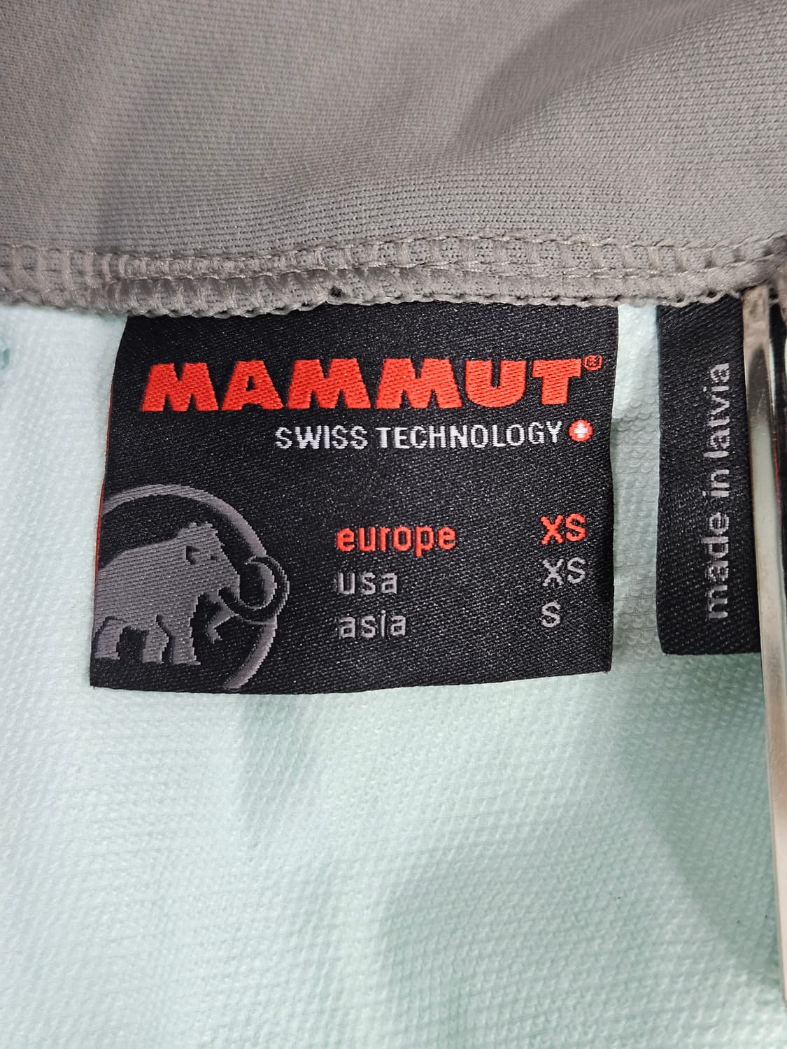 정품 마무트(MAMMUT) 반집업 긴팔 S 상품이미지3