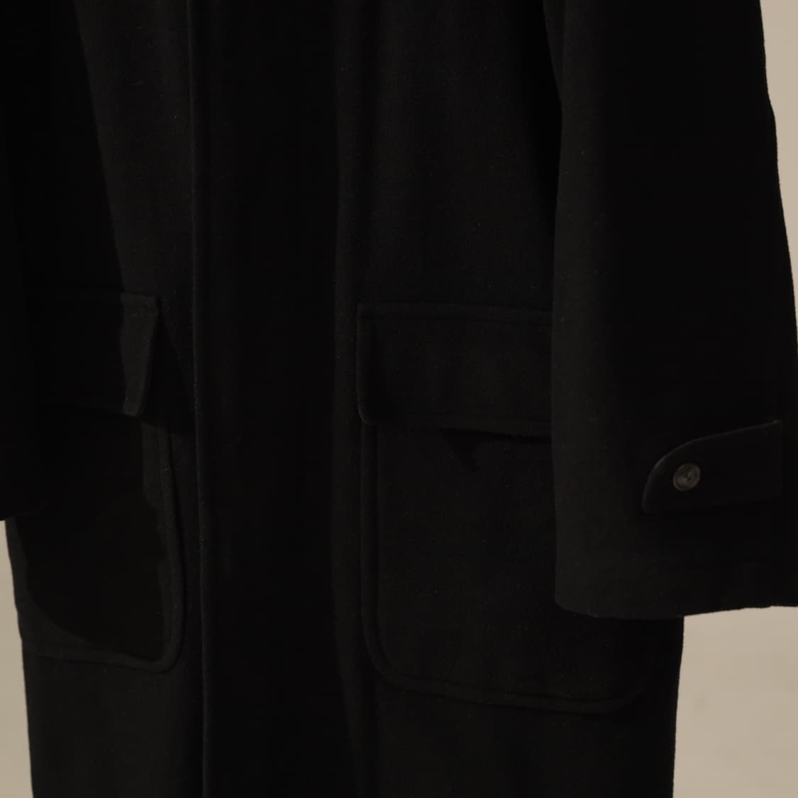 이태리 캐시미어 빈티지 울 후드 코트 상품이미지4