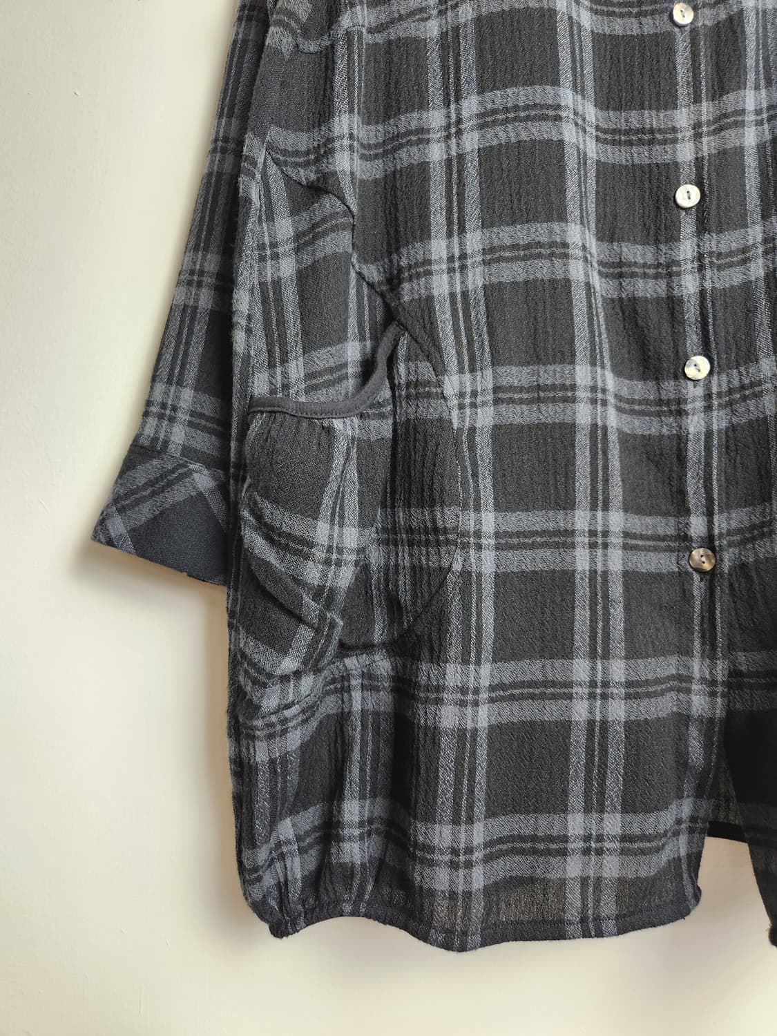 볼륨 포켓 롱 블라우스 상품이미지6