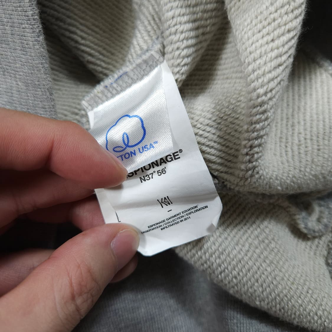 에스피오나지 헤비웨이트 오버핏 후드티 상품이미지5