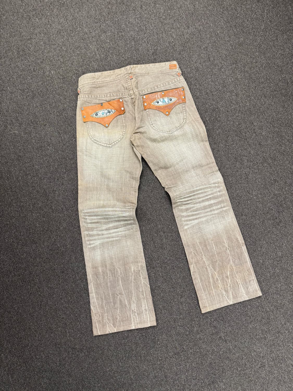 OS)NICOLE CLUB FOR MAN 빈티지 웨스턴 부츠컷데님팬츠 상품이미지5