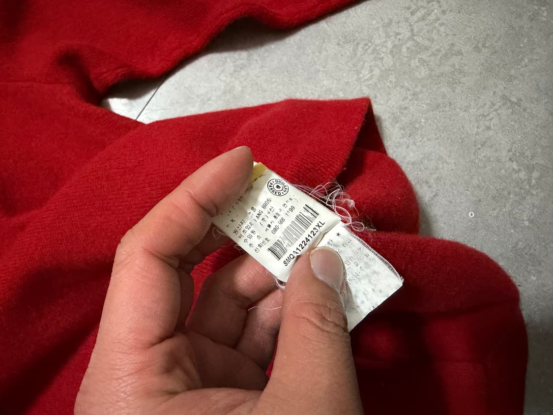 00s 랄프로렌 폴로 레드컬러 빈티지 램스울  카라 니트 셔츠  100s 상품이미지6