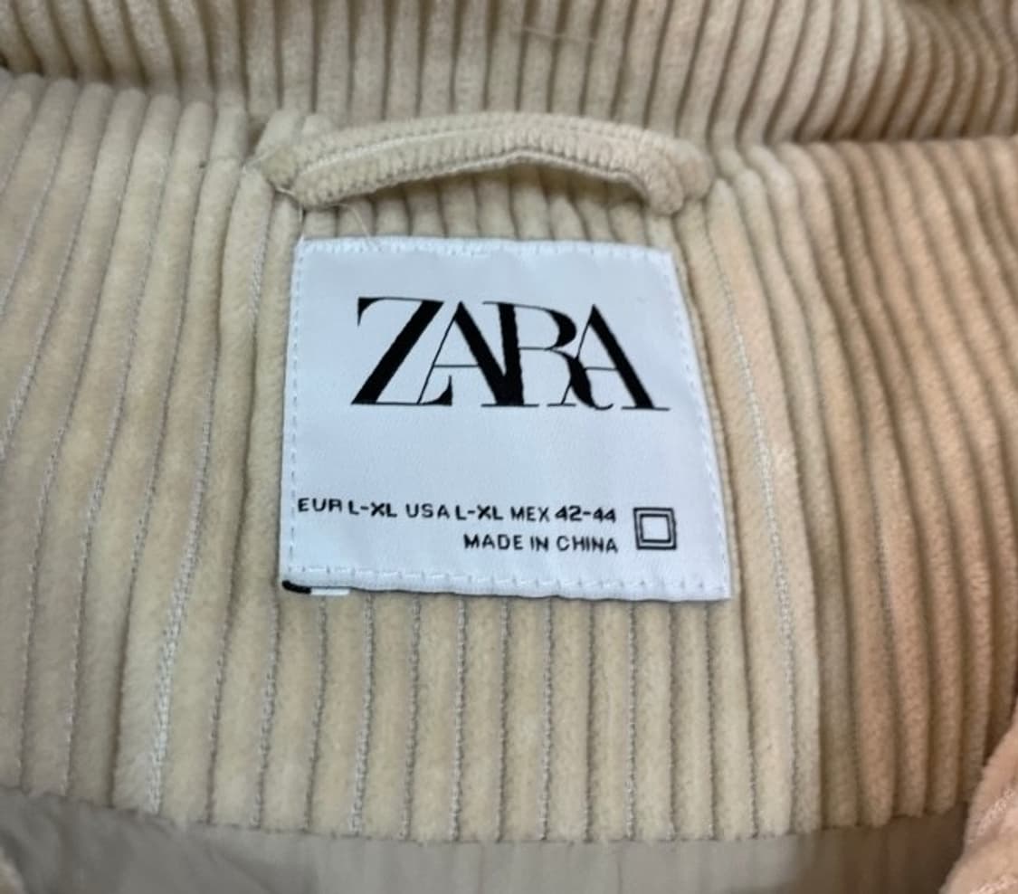 자라 코듀로이 패딩 100/L 상품이미지3