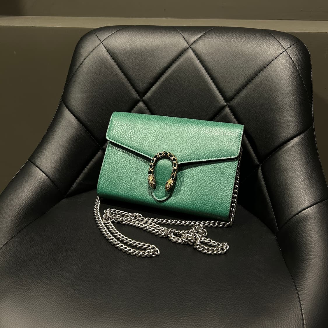 구찌 디오니소스 에메랄드 그린 체인백 상품이미지1