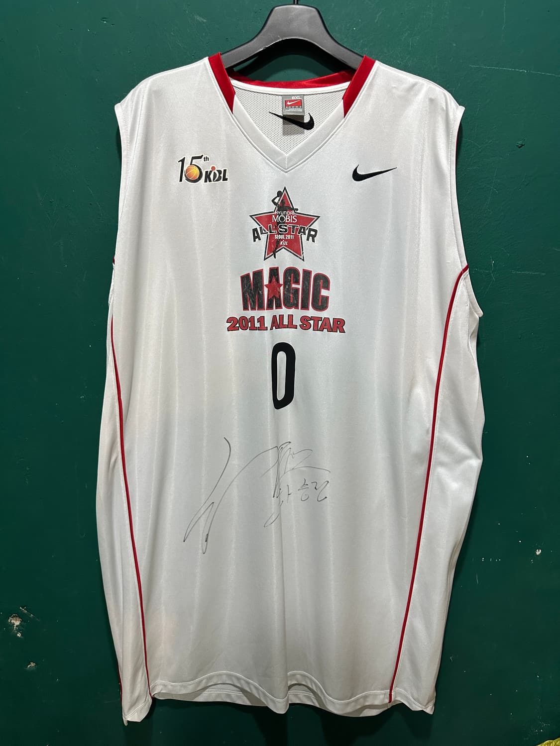 나이키 하승진실착 2011올스타전 싸인유니폼 상품이미지1