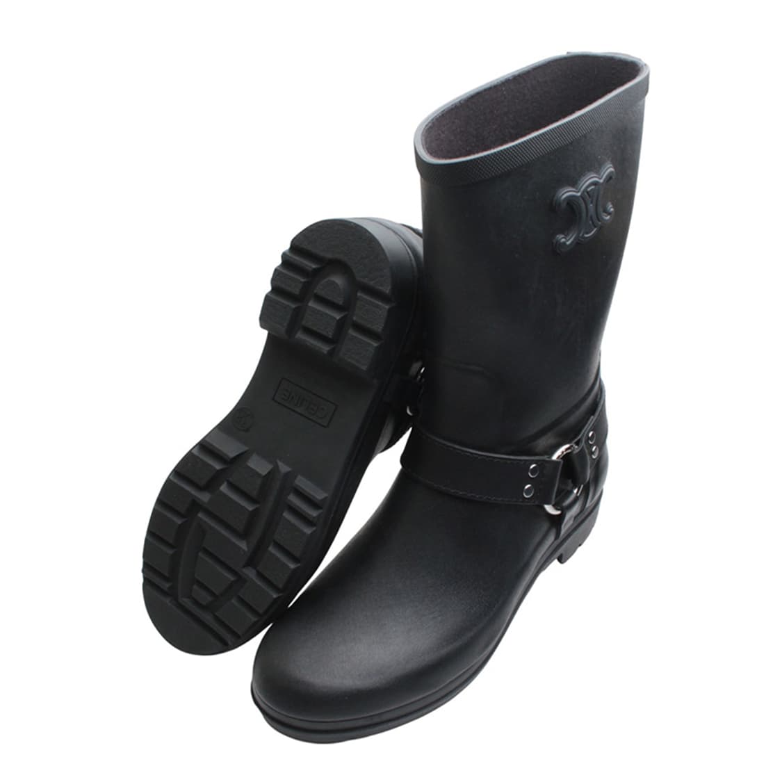 셀린느 블랙 바이커 부츠 38 상품이미지3