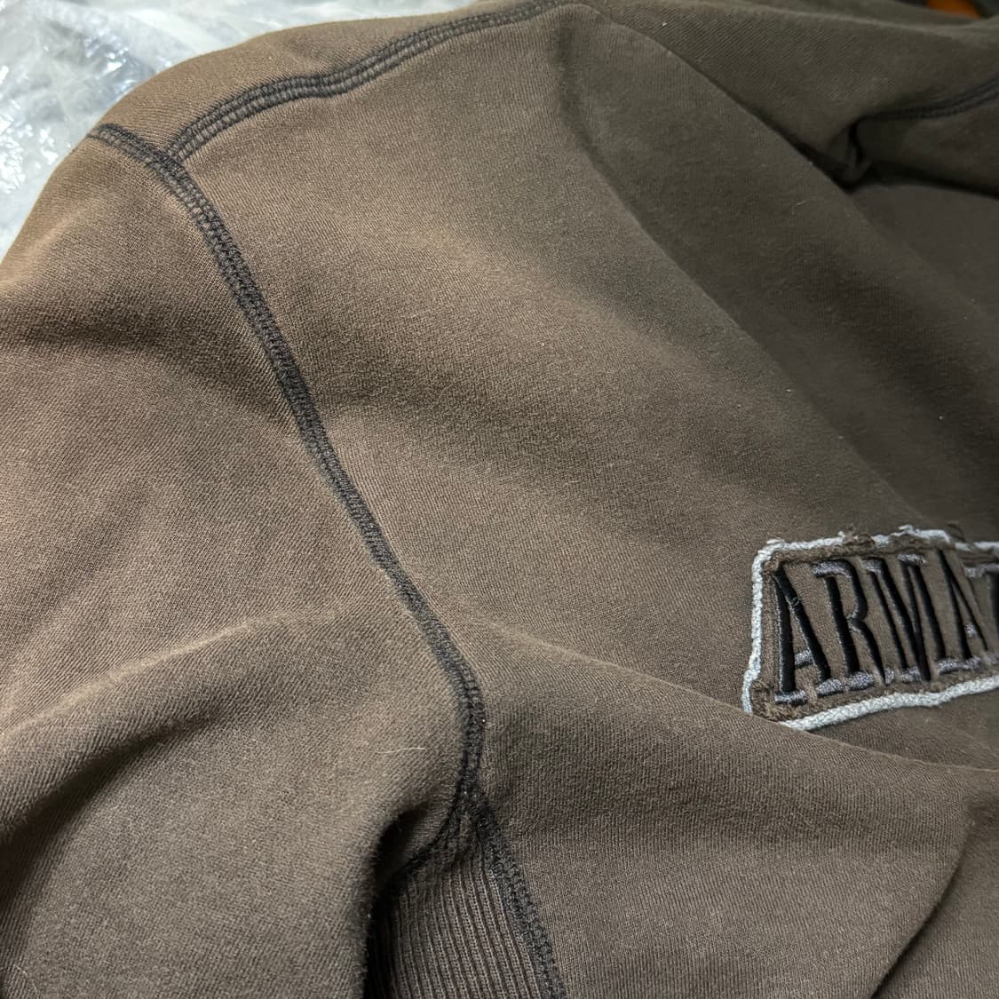 아르마니 선페이딩 후드집업 브라운  상품이미지6