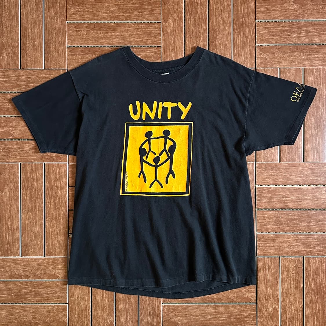 90’s Hanes usa made J.Logan 1/2 tee 상품이미지1