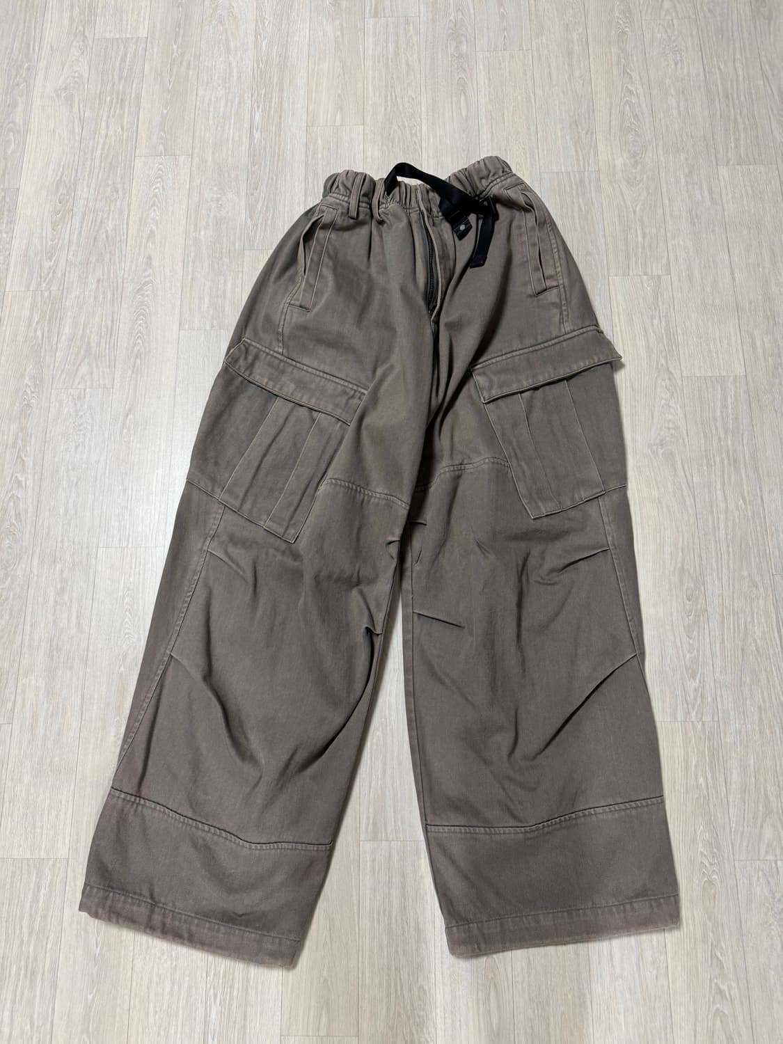 해칭룸 밀팬츠 워시드올리브 3사이즈(M) 상품이미지1