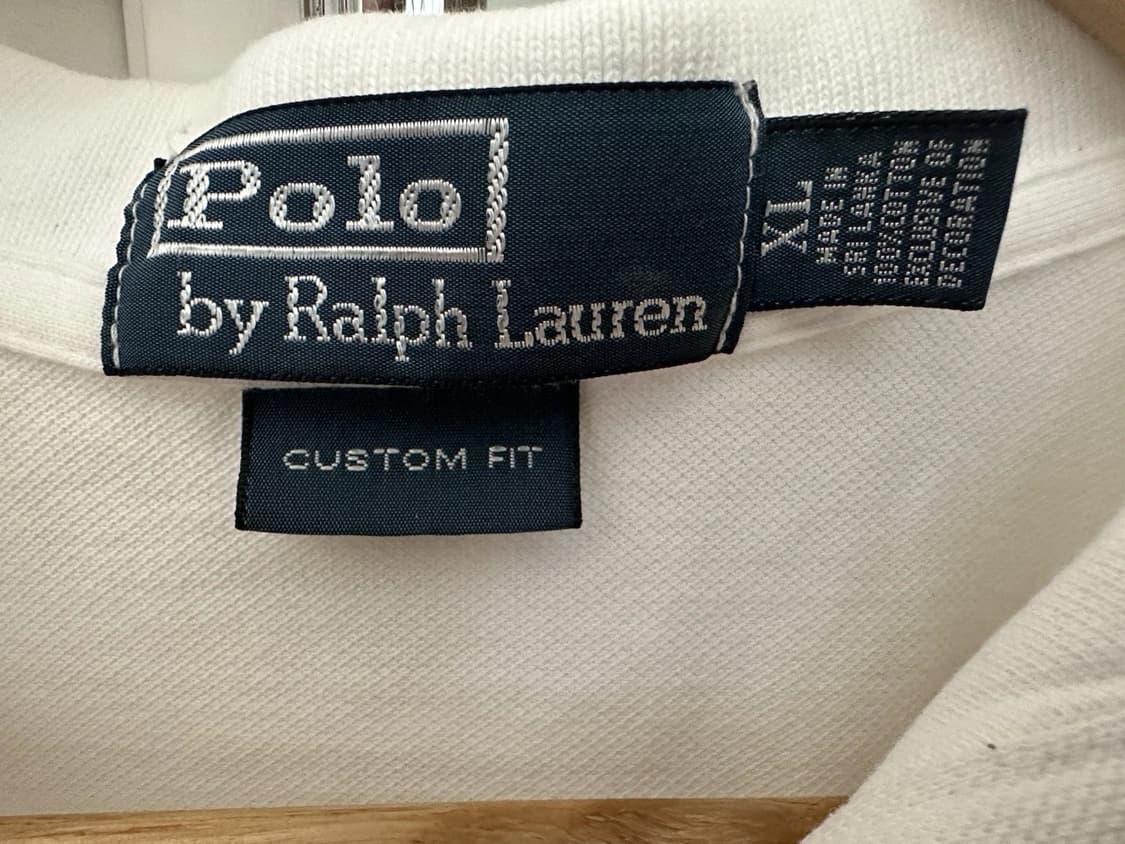 폴로 랄프로렌 빅포니 반팔 카라티 화이트 블랙 상품이미지2