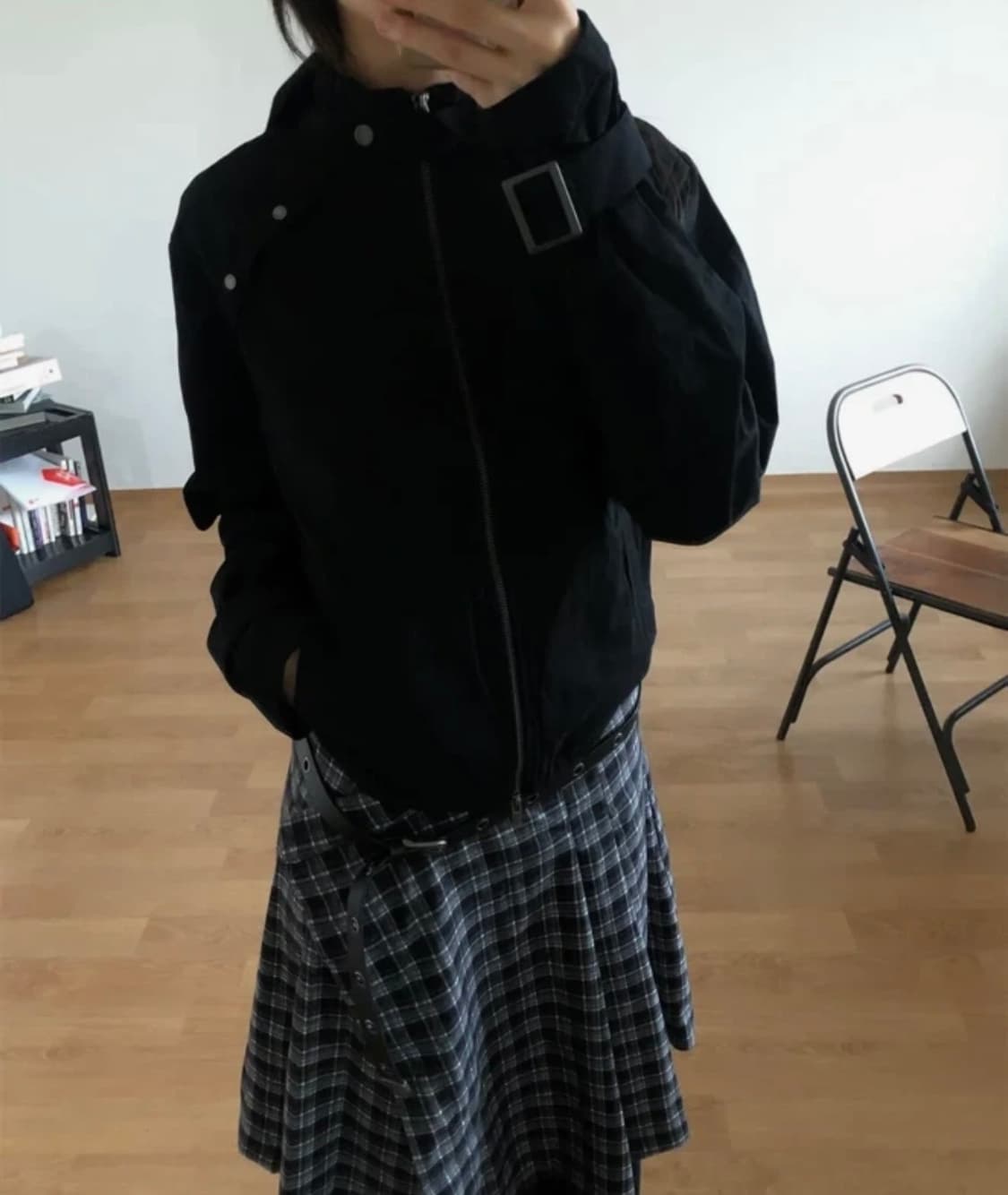 플레이스 스튜디오 하이넥 블루종 자켓 상품이미지2