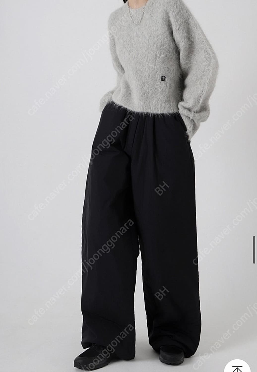 트리밍버드 패디드 팬츠 차콜 상품이미지1