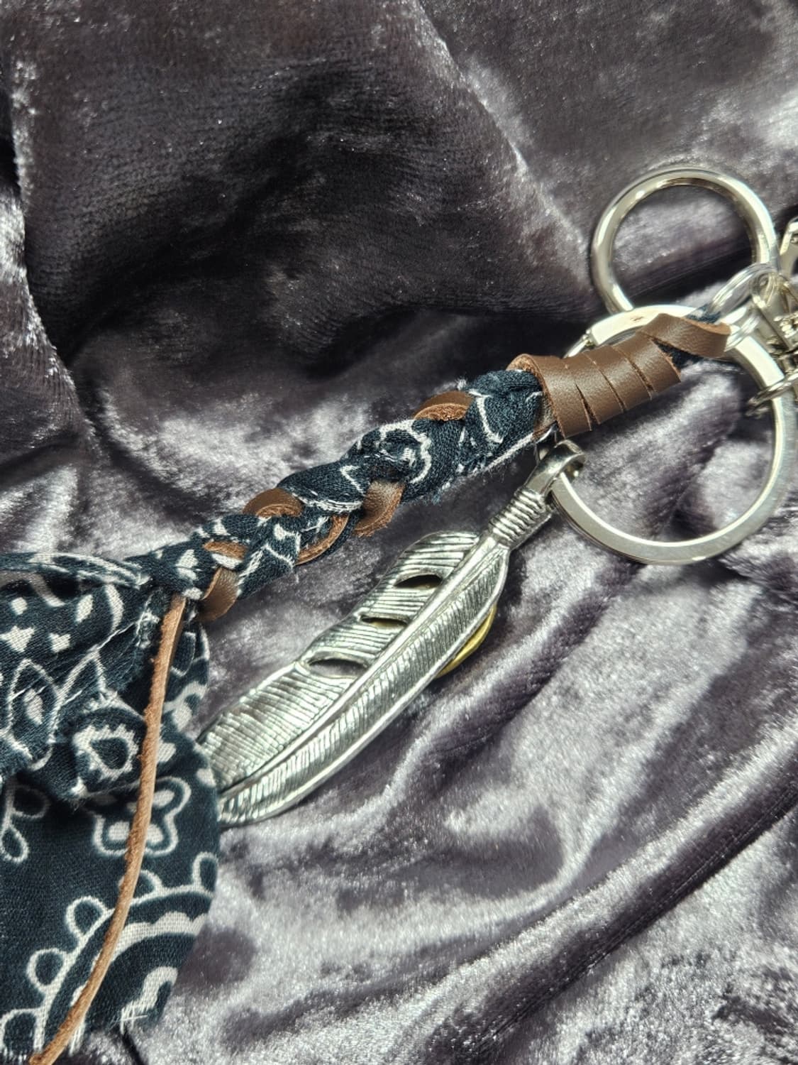 핸드메이드 커스텀 반다나 메탈패더 키링 ( OS ) / 11076 상품이미지5