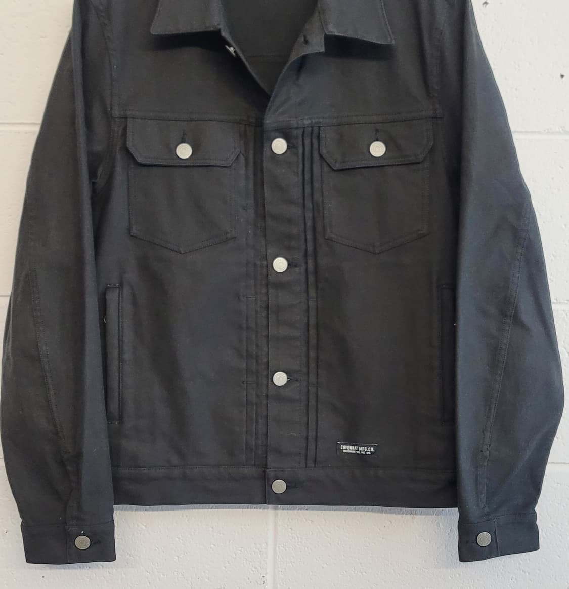 커버낫(COVERNAT) 블랙데님(흑청자켓) 트러커자켓 판매 상품이미지4