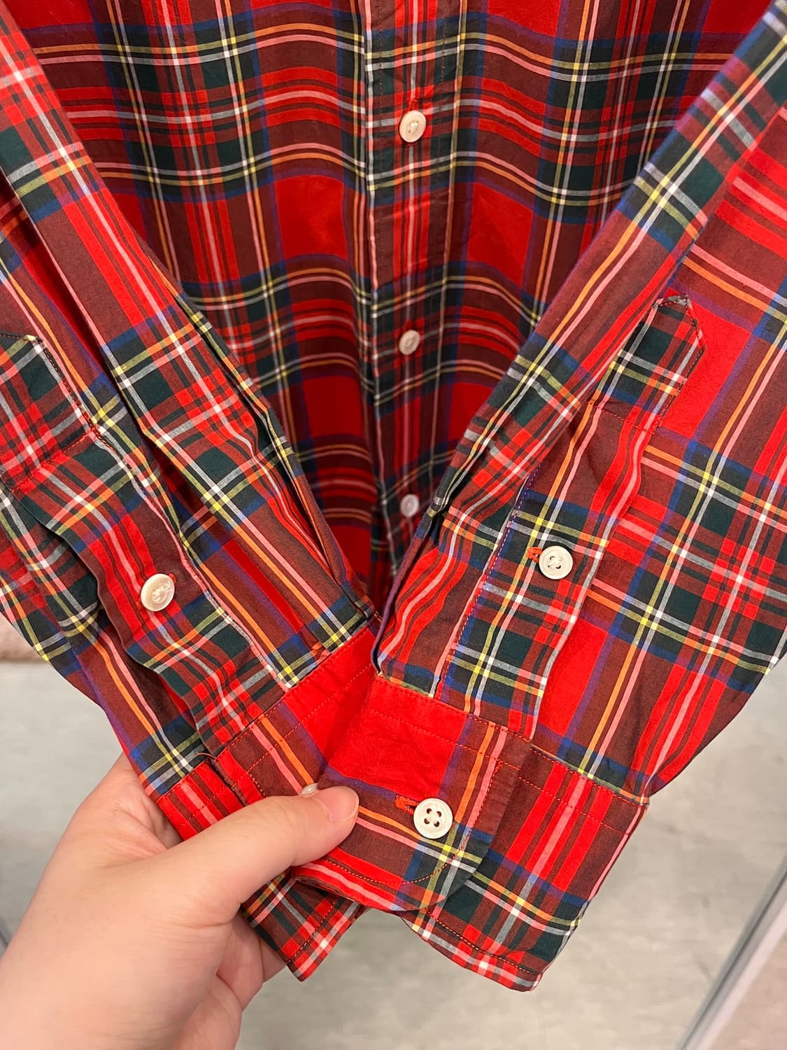 Polo ralph lauren 폴로 랄프로렌 자수 체크 셔츠 상품이미지3