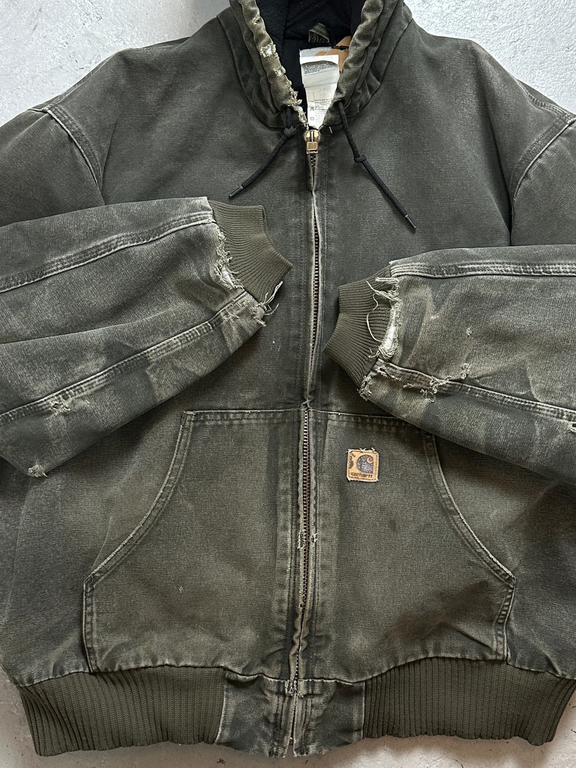 OG 칼하트 J130 액티브 자켓 칼하트 MOS 모스그린 구버전 상품이미지8