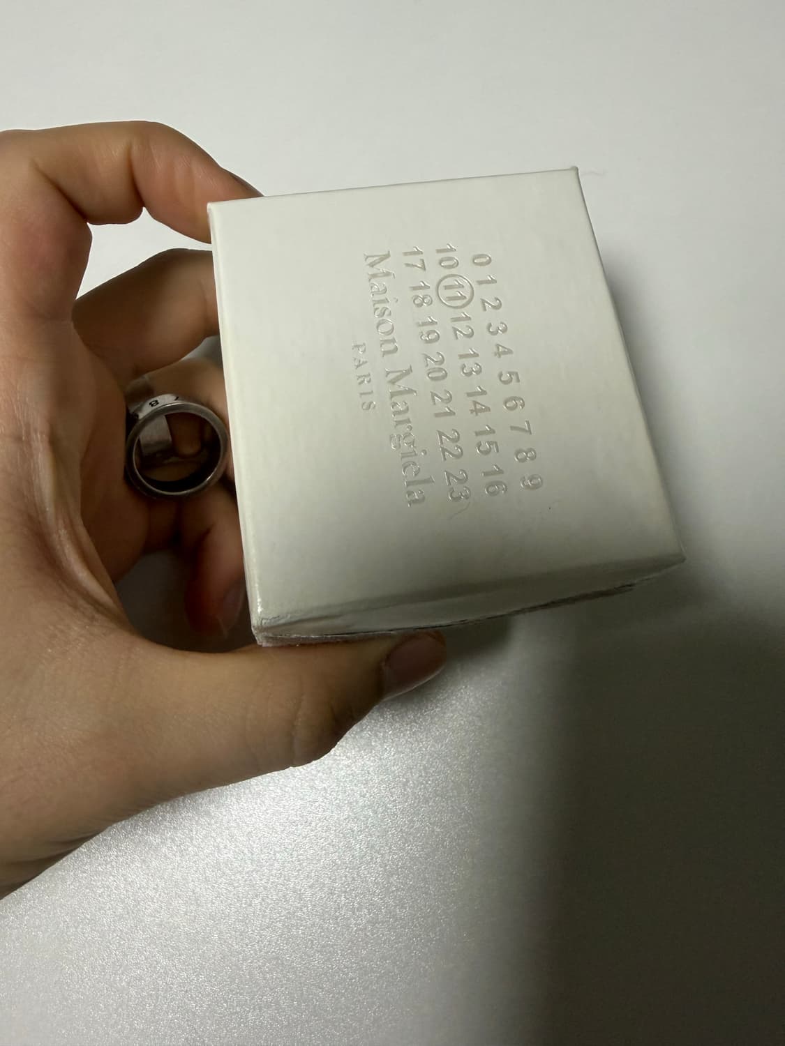 커플링 메종 마르지엘라 뉴메리컬 숫자 반지 실버 남자 4(16호) 상품이미지7