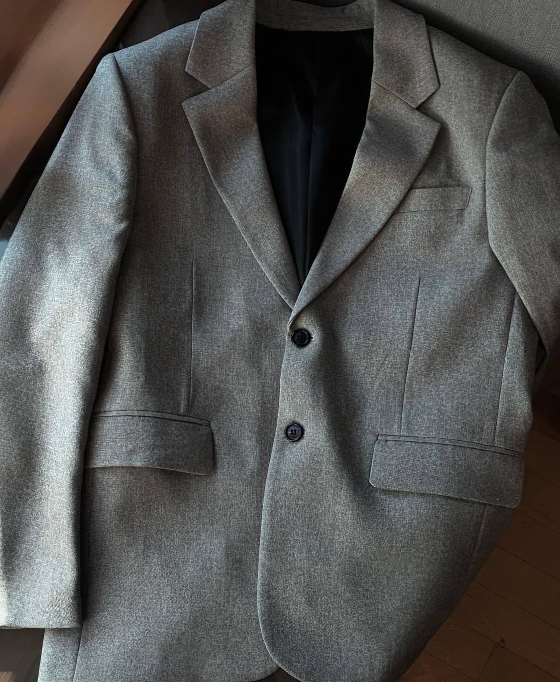 (L-XL) 남성 그레이 블레이저 자켓 판매 상품이미지5