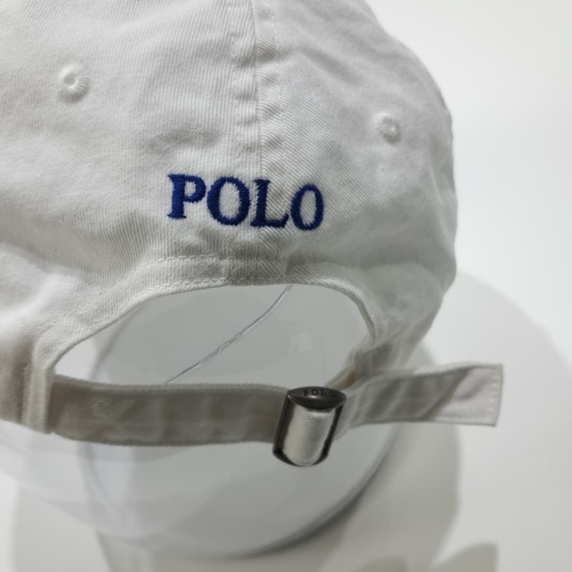 CL425 폴로 로얄블루 포니 화이트 볼캡 모자 상품이미지6