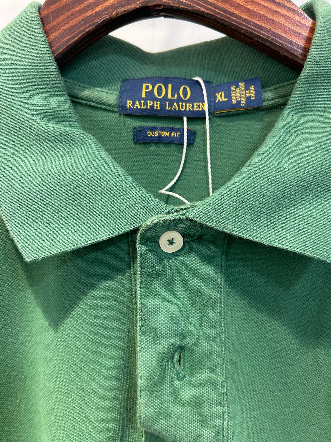 폴로 랄프 로렌 빅 포니 메시 폴로 셔츠 그린 상품이미지4