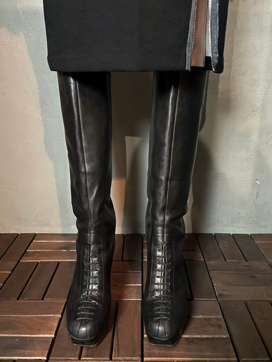 90s 입생로랑 레이디 에스코트 부츠 상품이미지4