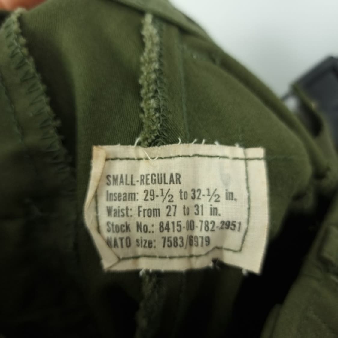 [오리지널 미군] ARMY M65 필드 카고 팬츠 올리브 P01433 상품이미지8