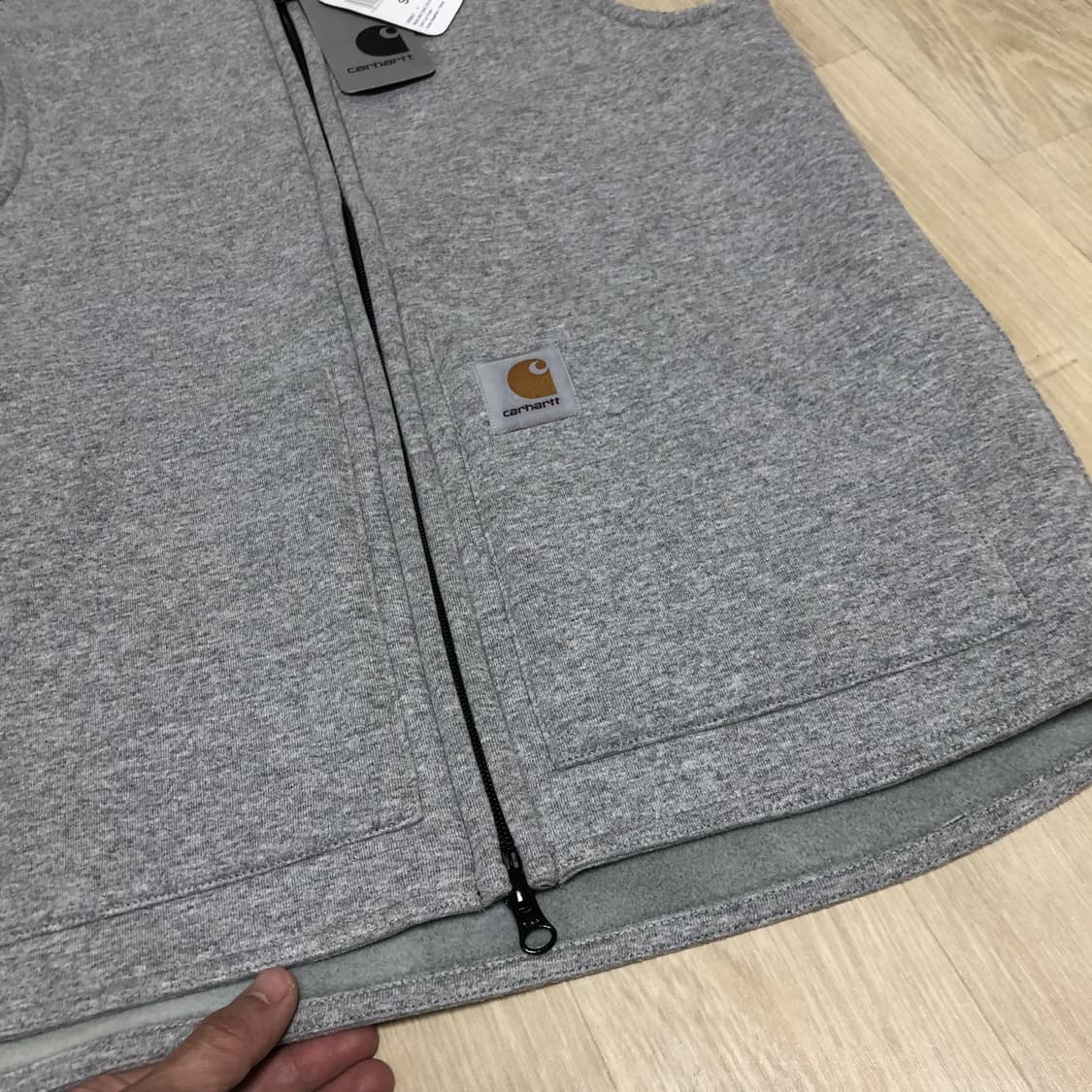 (S) 새상품 칼하트 Carhartt WIP 카 럭스 베스트 그레이 상품이미지2