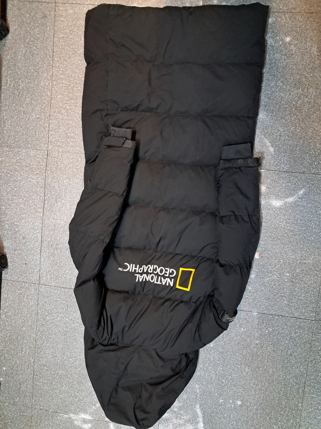 내셔널지오그래픽 블랙 패딩 S 상품이미지2