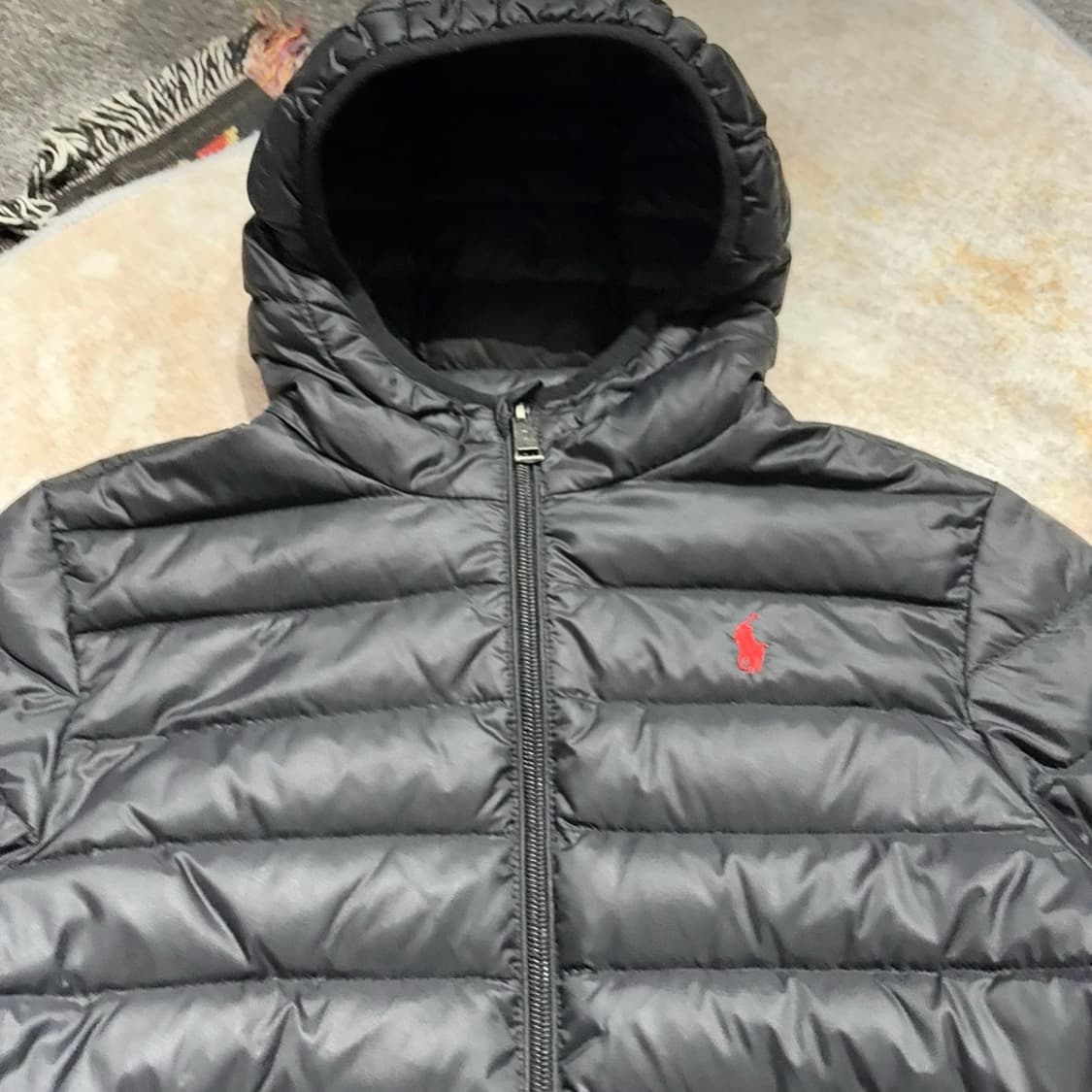 폴로 랄프로렌 빈티지 블랙 경량패딩  상품이미지3