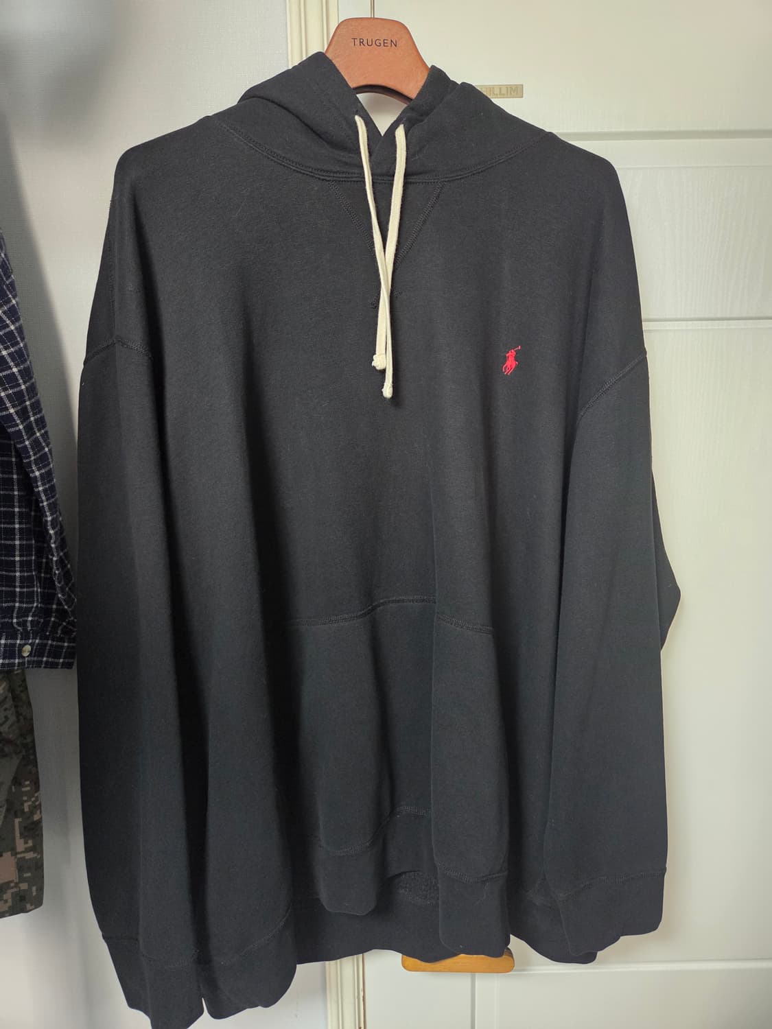(4XL) (4XB) 폴로 블랙포니 후드티 상품이미지1