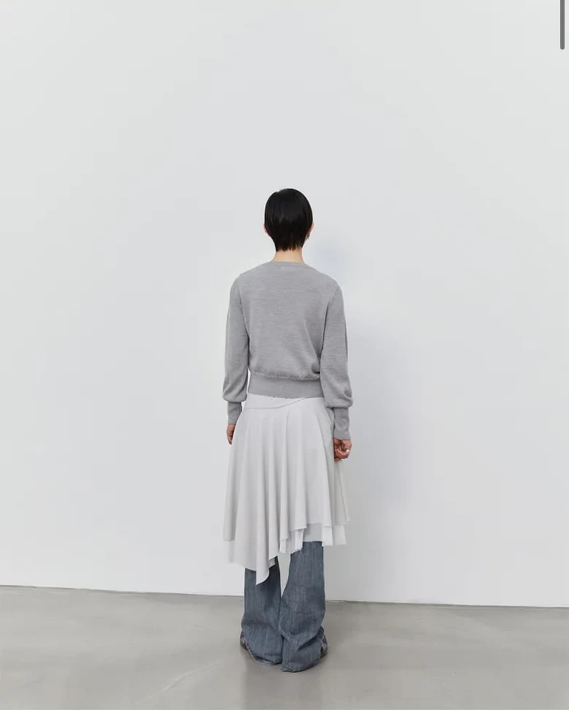 버뮬라 오블리크 니트 가디건 상품이미지4