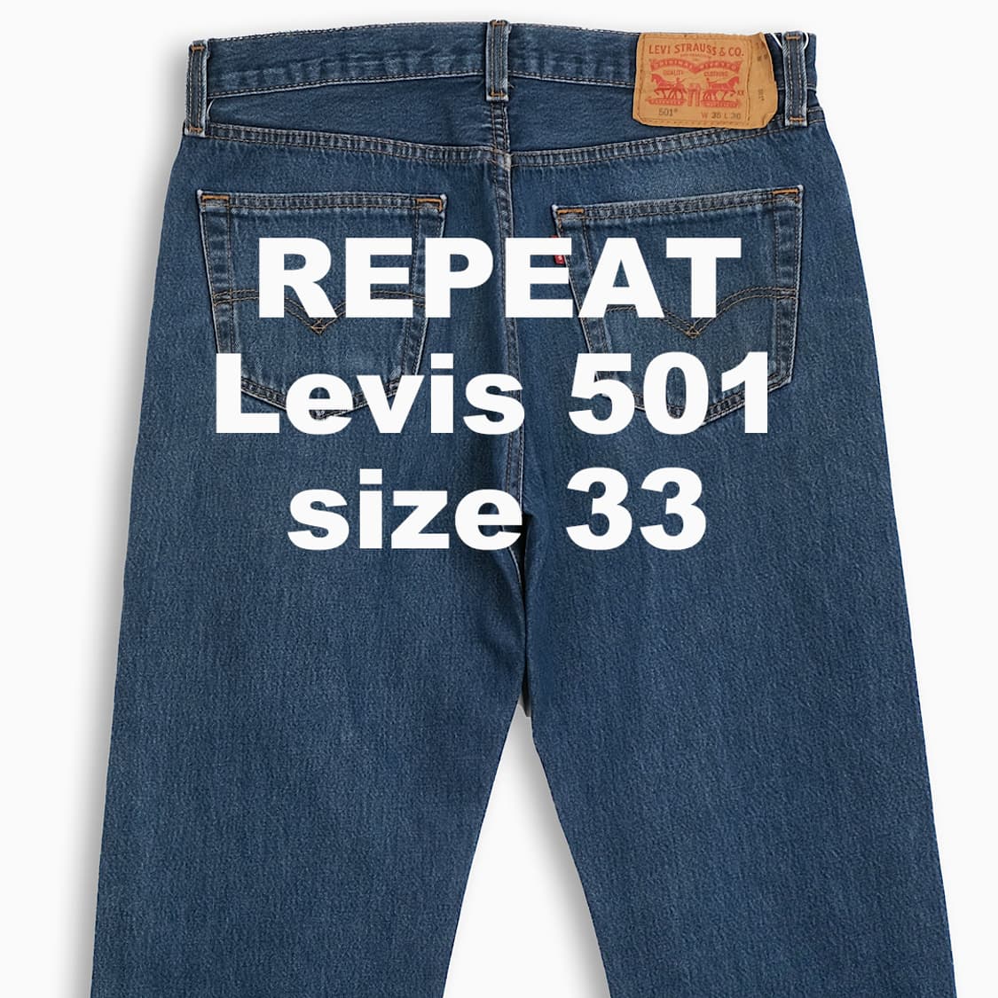 빈티지 리바이스 501 진청 33 인치 LV5013566 상품이미지1