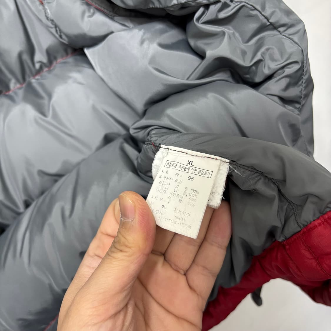 노스페이스 레드 눕시 패딩 상품이미지5