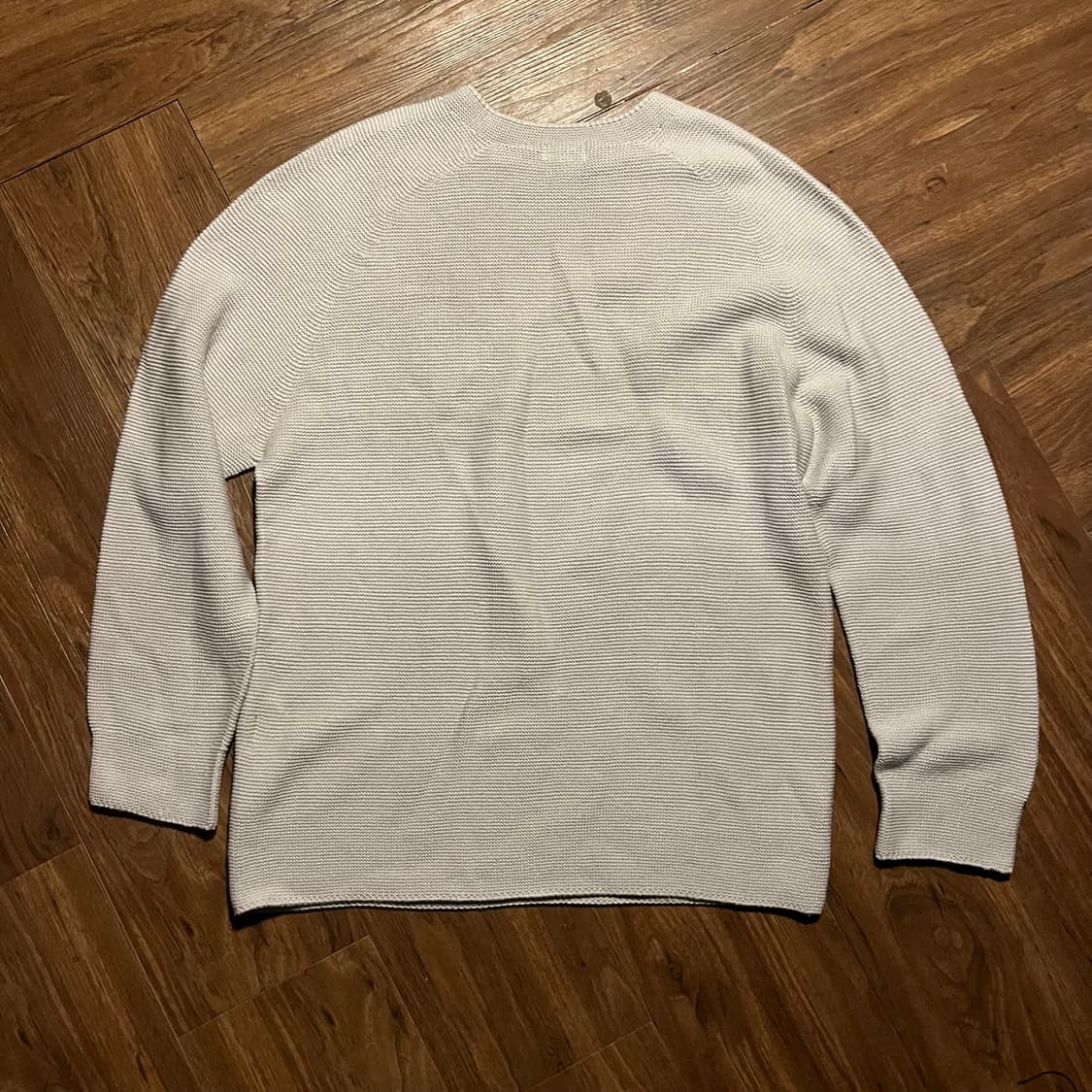 유니클로 홀 가먼트 니트 그레이 L 상품이미지2