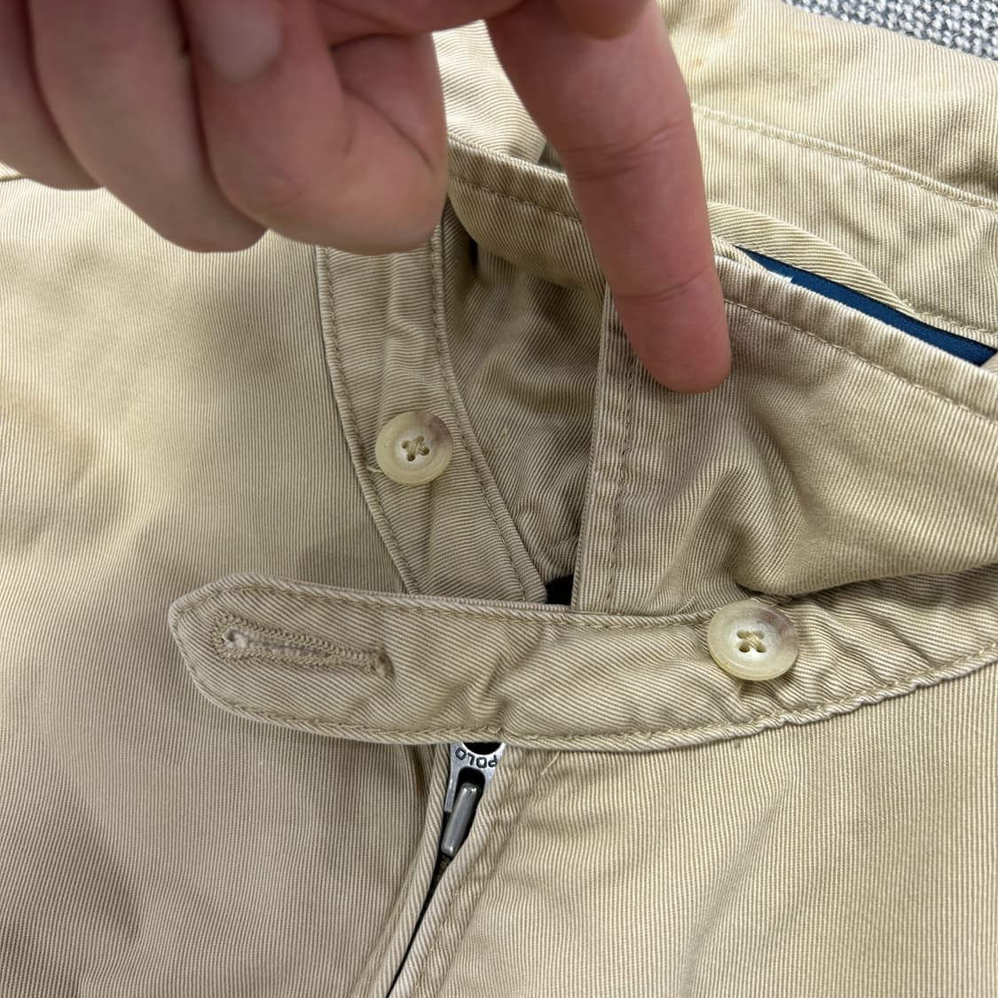 폴로 베이지 스윙톱 자켓(L) 상품이미지5