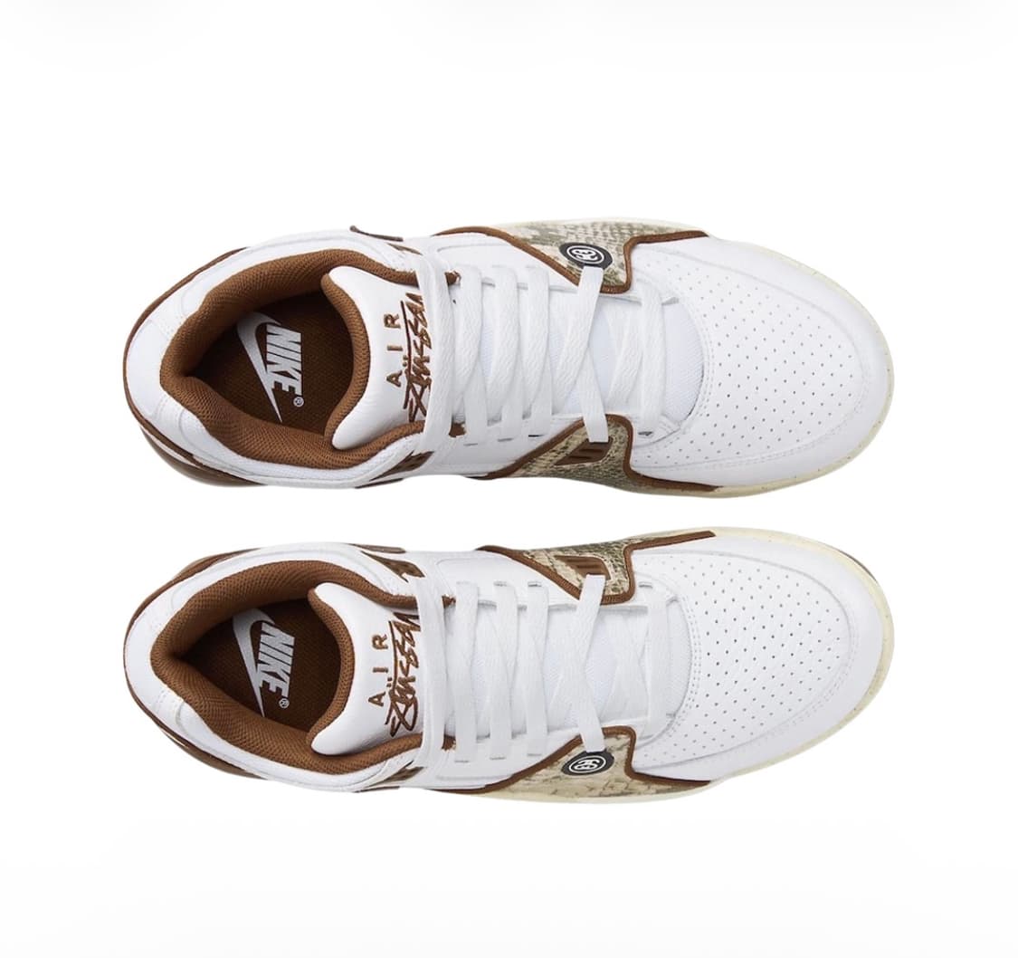 나이키 스투시 에어 플라이트 89 로우 화이트 앤 피칸 상품이미지5