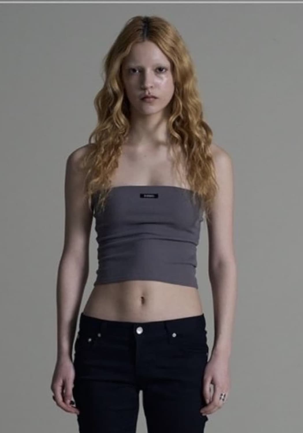 보헤미안 서울 튜브 탑 카키 상품이미지1