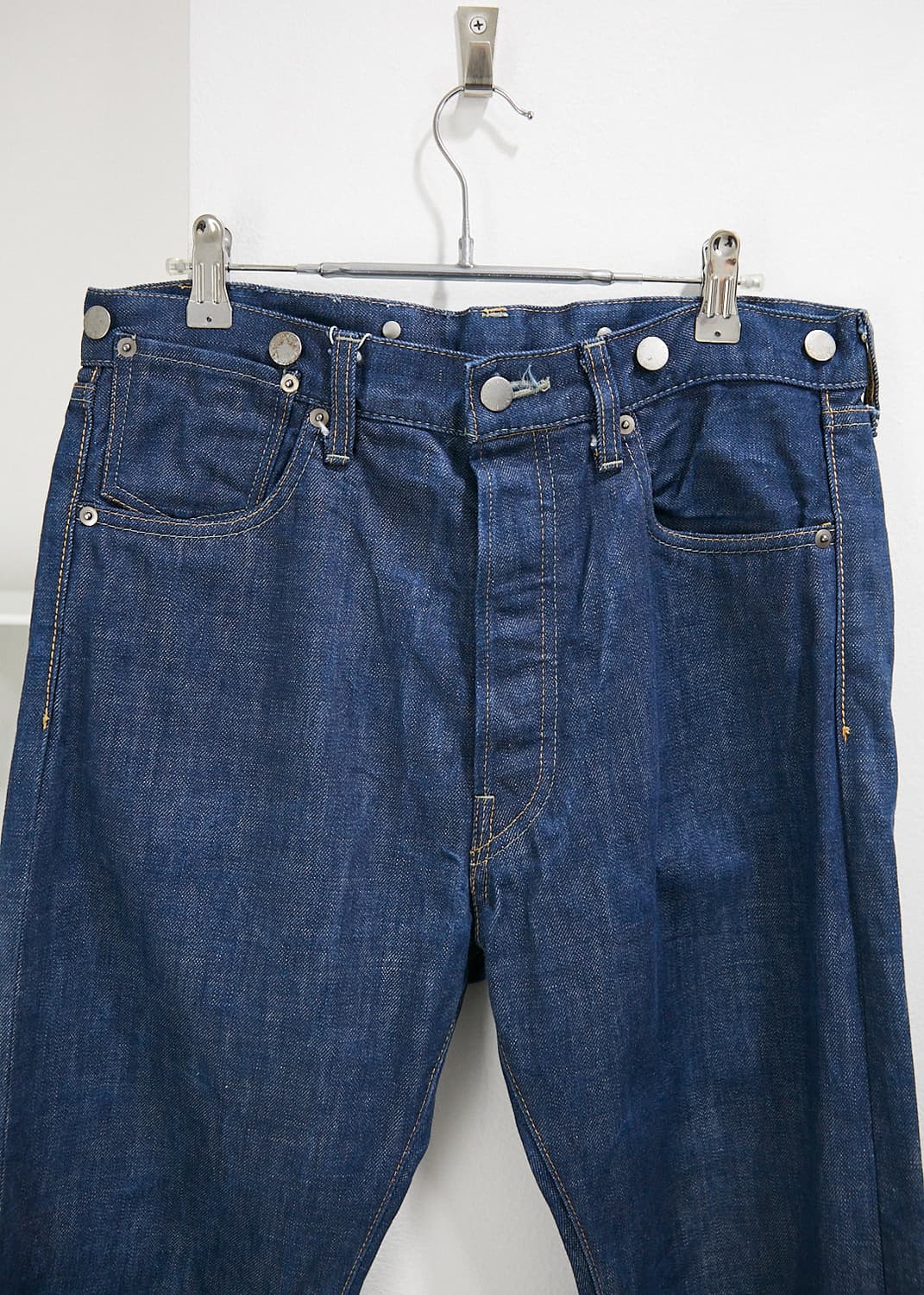 Cinch Back Denim Pants 상품이미지2