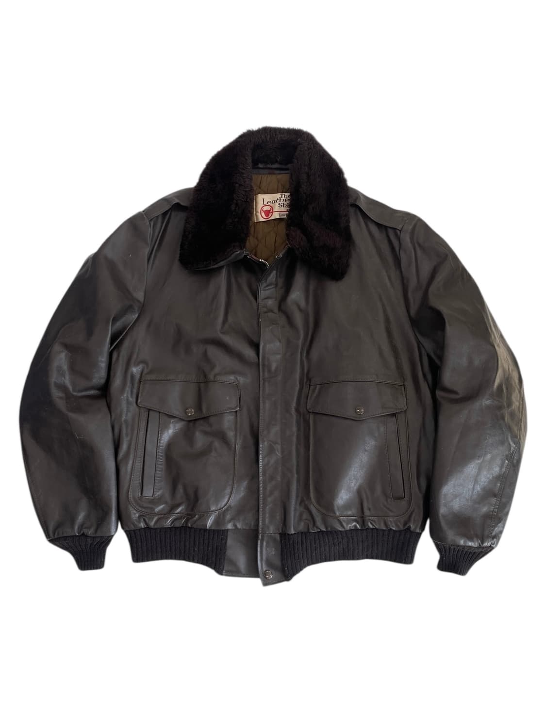 7-80's 시어스 더 레더샵 A-2 플라이트 자켓 상품이미지1