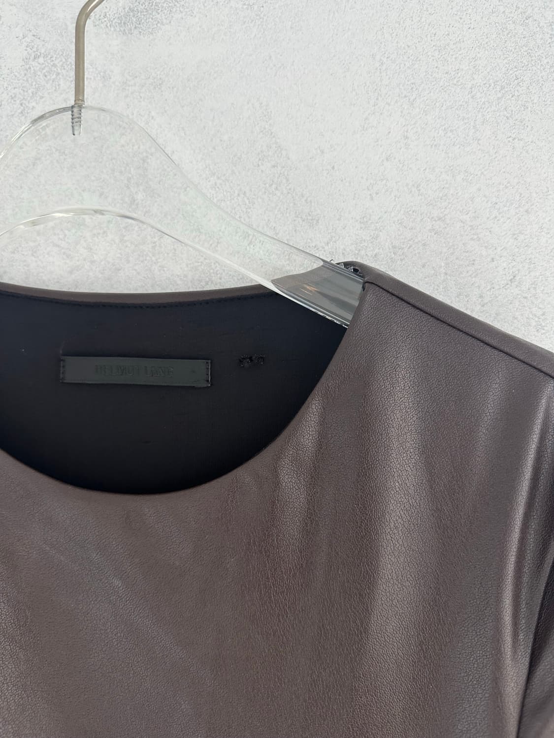 Helmut Lang Faux Leather Dress 상품이미지3